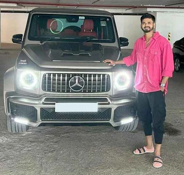 श्रेयस अय्यरची Mercedes-AMG G 63 G-Wagon, बॉक्सी सिल्हूट, ट्विन-टर्बो V8 आणि मोठ्या अलॉय व्हील्ससह लक्झरी SUV﻿